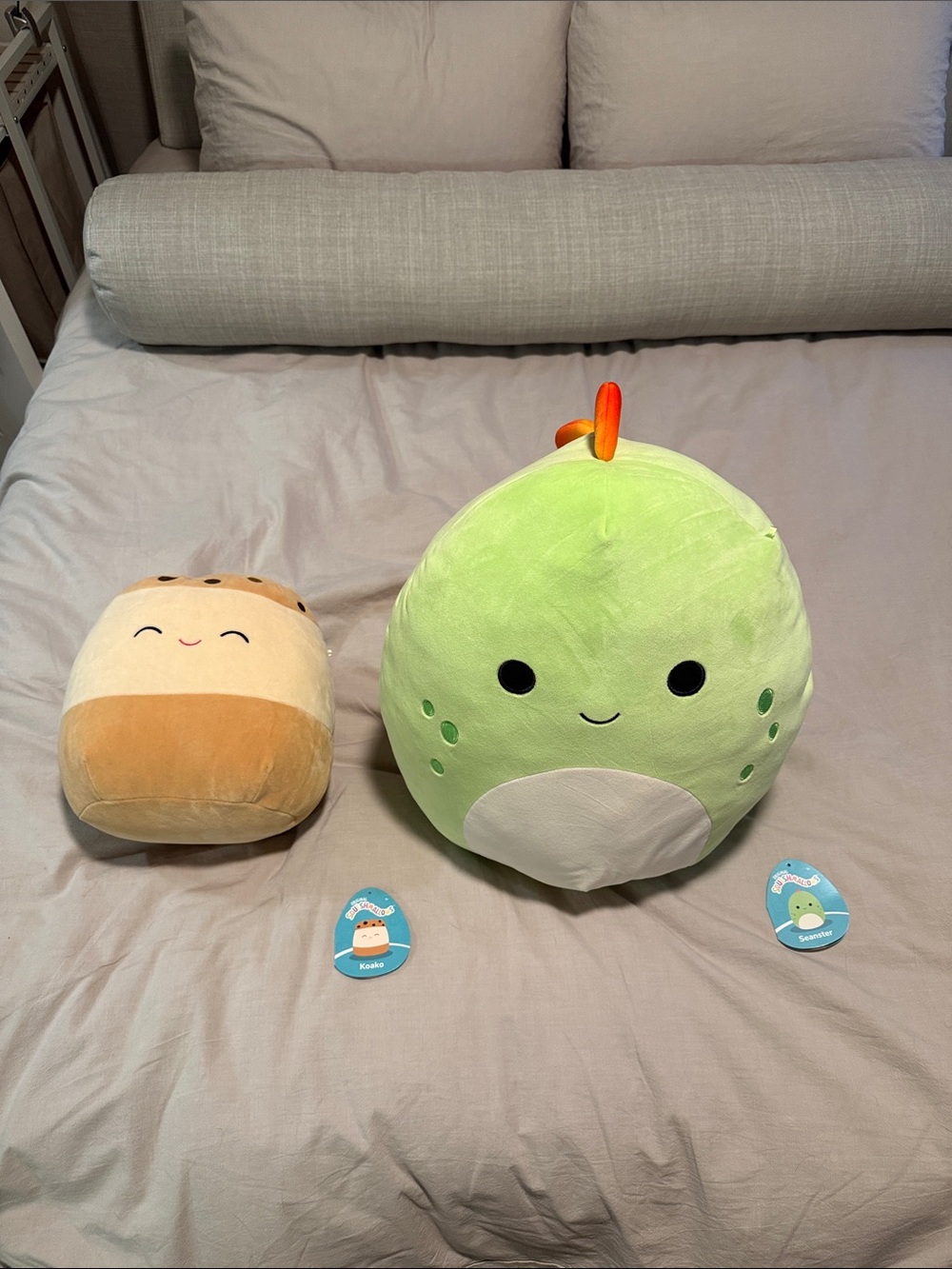 2 Squishmallow Pack - Seanster and Koako. With unattached original tags.